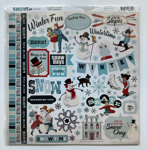 Carta Bella 12 x 12 Scrapbook Kit-Variations-Practically Perfect, Snow Fun, More - Picture 34 of 42