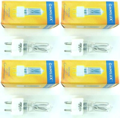 4 Stück Halogenlampe 230v 300w Gy-9,5 A1 Studiolampe 2.800K 180h Halogen Birne
