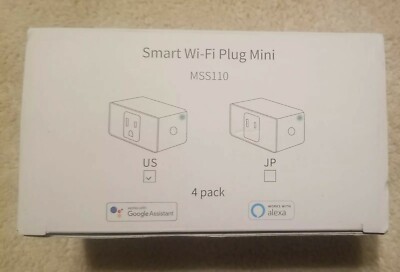 Meross WiFi Smart Plug Mini, 15 Amp  Reliable WiFi Connection Powered by