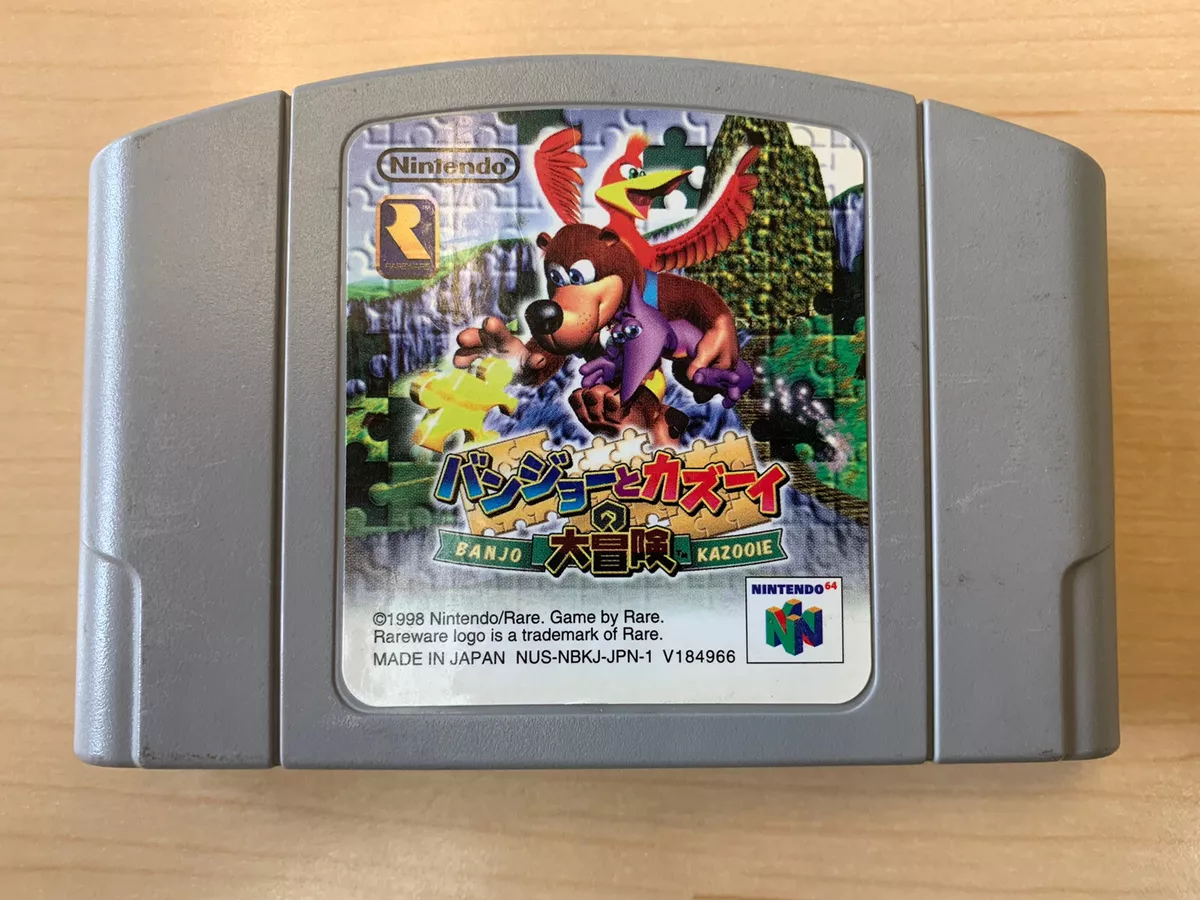 Banjo-Kazooie N64 Game,US Version 