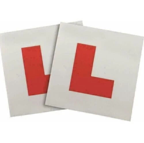 Placas magnéticas L&P alumno nuevo conductor exterior coche señal segura provisional - Imagen 2 de 9