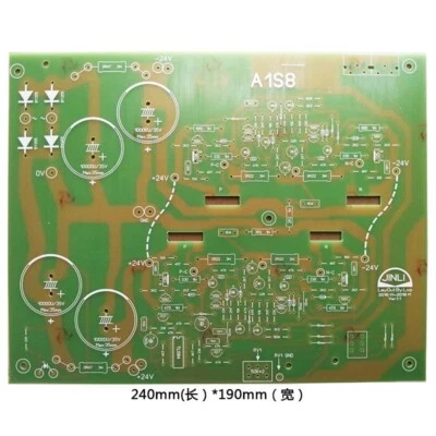 GZLOZONE DIY 15W+15W Calss A Power Amplifier Bare PCB Base On Musical A1 Amp
