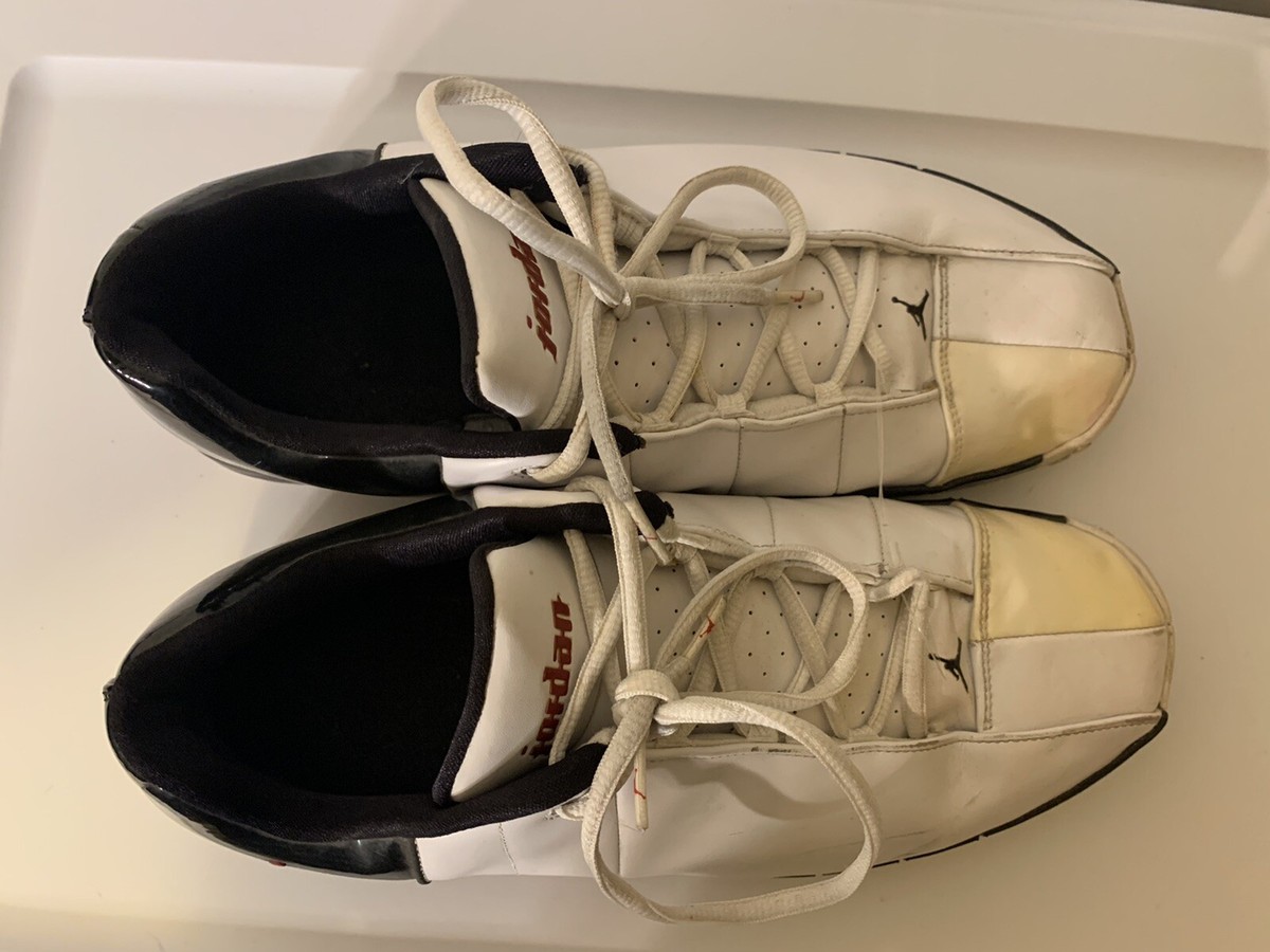 Air‎ Jordan Team Elite II White/Varsity White Red Black Sz 13 model 310011-130 Air Jordan Team Elite II Low White/Varsity Red Black Size 13  main image 2