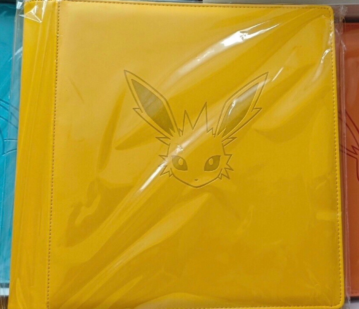 Pokemon TCG Official Jolteon 480 Slots File Binder From Chinese
