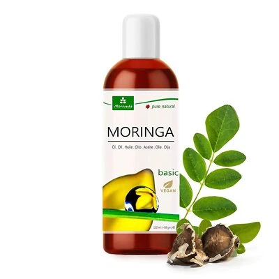 Moringa Öl Basic – Vegan & Kaltgepresst aus Samen und Schoten – 100ml pure Natur