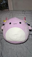 New Squishmallows MONICA 14" Squishmallow Plush Purple Axolotl