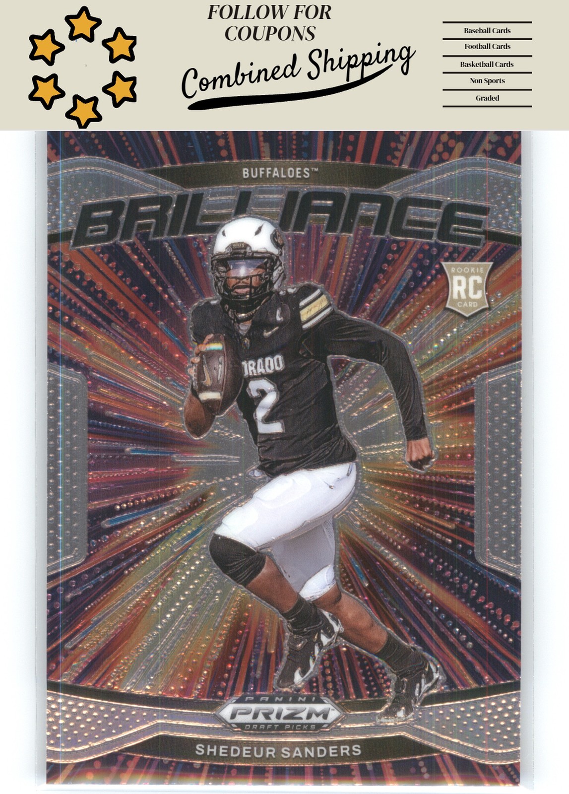 2025 Panini Prizm Draft Picks #18 Shedeur Sanders Brilliance