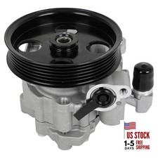 Power Steering Pump with Pulley for Mercedes-Benz C300 2011-2012 V6 3.0L/3.5L