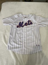 Vintage Y2K Majestic MLB New York Mets David Wright Jersey Size L Used