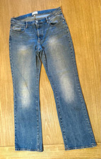 DL1961 Women  s Blue Medium Wash Denim Bootcut Jeans Slim Fit Low Rise 5-Pocket