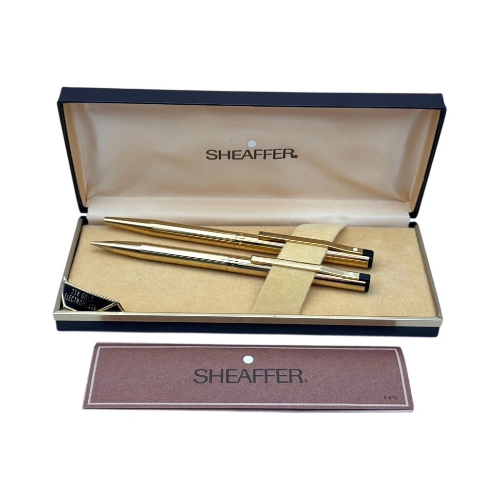Sheaffer Gold Collectible Pen & Writing Instrument Sets for sale