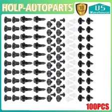 100x For TOYOTA LEXUS Trim Panel Clips Bumper Fender Push Pin Rivet 7 8 9mm