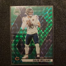Caleb Williams #22 Green Reactive Prizm 2025 Panini Mosaic Bears