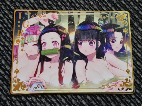 Nezuko Shinobu Mitsuri Waifu Goddess Demon Slayer Metall Karte Anime Manga Sexy
