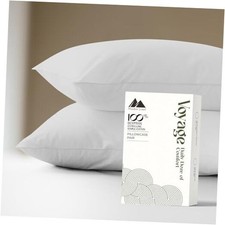 100 Egyptian Cotton Pillow Cases Standard / Queen Pillowcases 01 - White