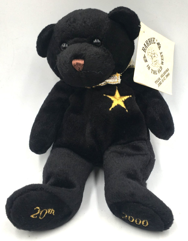 "Tulsi" Bear Giveaway Barbie In Wild West Mary Meyer Convention Ltd 3600, NWT