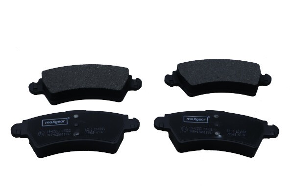 Bremsbelagsatz Vorderachse FÜR Peugeot 206 SchrÄGheck (2A/C) - Maxgear 19-0553-image