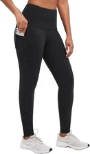 baleaf Women's Fleece Lined Leggings Thermal Warm Winter with Pockets, Size M