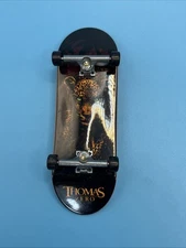 Tech Deck Zero Skateboards Jamie Thomas Leopard Cat Black Finger Board