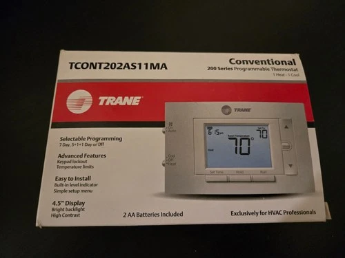 Trane TCONT202AS11MA Programmable Thermostat - NEW