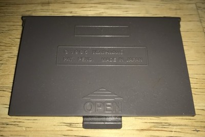 1985 Nintendo ROB Robot Gyro Spinner  Battery Compartment COVER Part Only RARE!