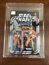 2006 Hasbro Star Wars Saga Collection Vintage Luke Skywalker X Wing Pilot AFA 85