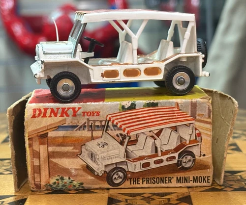 Lovely Vintage Dinky Toys The Prisoner Mini Moke No 106 with Free Box A366