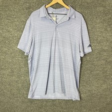 NEW Adidas Golf Shirt Ultimate365 Men's XL Print Polo Short Sleeve Primgreen