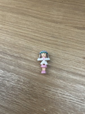 Polly Pocket Hochzeitskapelle Nancy Braut Figur Bluebird Vintage