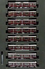 Popondetta N scale Hankyu 1300-series Set 6004 Model Train Electric Kyoto Line