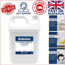 5L 3% Hydrogen Peroxide - Versatile Disinfectant, Stain Remover & Cleaner