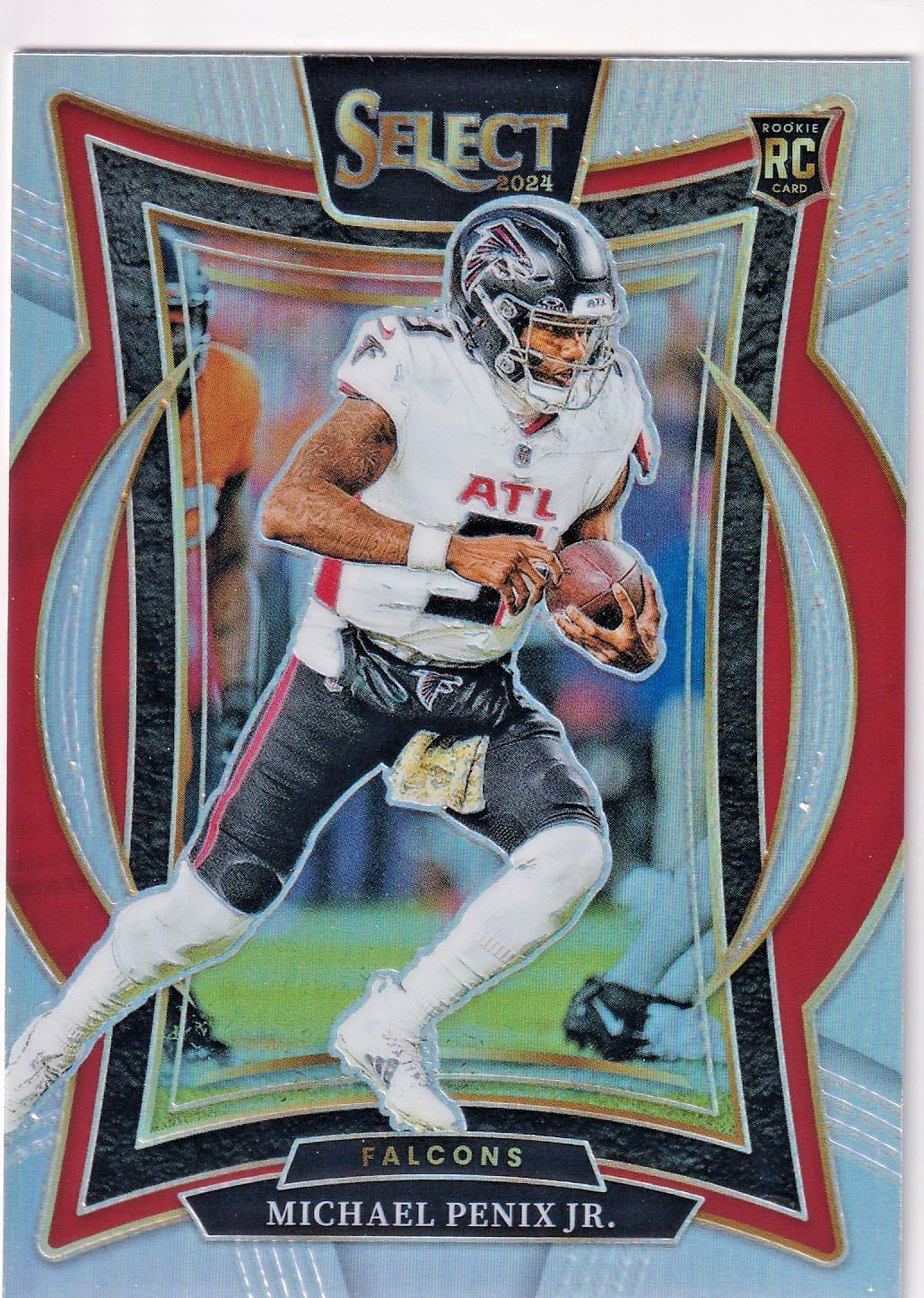 2024 Select Michael Penix Jr. RC Concourse Silver | #80 Atlanta Falcons