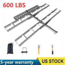 Motorcycle Carrier Scooter Dirt Bike Hitch Mount 600lb Rack Ramp Hauler Heavydu