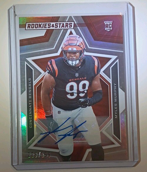 2023 Panini Rookies & Stars Myles Murphy RC Auto /299 #171 Bengals