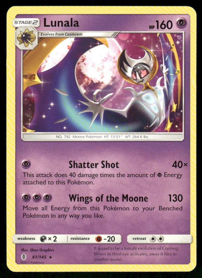 Lunala 61/145 - Guardians Rising - Rare LP