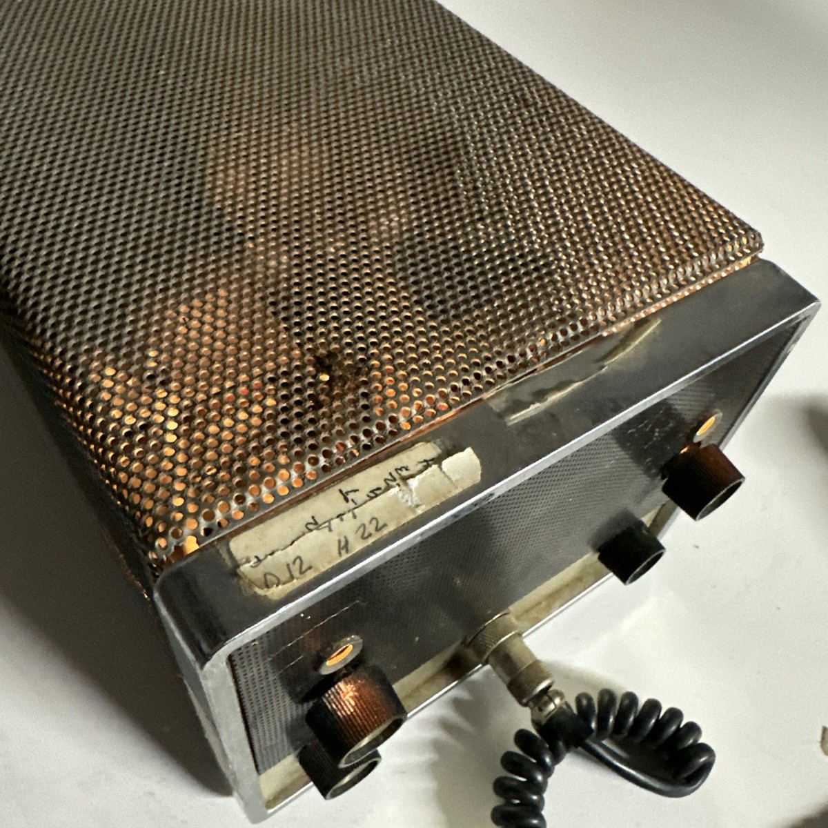 Microphone CB Vintage Johnson Viking 250-888-2 - Pour Pièces / Non Testé