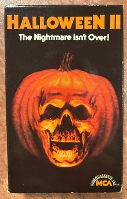 Halloween II 2 Betamax Tape - 1982 MCA video cassette