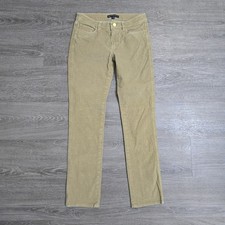 Brooks Brothers 346 Natalie Fit Corduroy Pants Slim Leg Women's Size 2 Tan Khaki