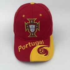 Portugal Hat Cap Strap Back Mens One Size Red...