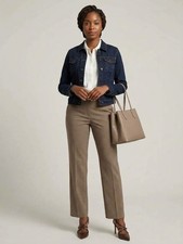 GAP Straight-Leg Pants in Light Brown Size 6