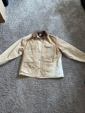 CARHARTT Barn Chore Jacket Blanket Lined 6BLC Mens Size 46 Buttoned Vintage Read