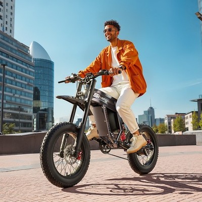 Shengmilo S900 60V 30AH Elektro Mountainbike 20'' Off-Road E-Bike E-MOTORCYCLE