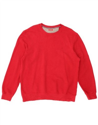 IZOD Herren Sweatshirt Pullover Large Rot AI23