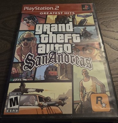 Rockstar Games Grand Theft Auto: San Andreas Sony PlayStation 2 PS2 No Manual
