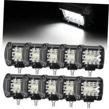 Led Light Bar4pcs 60w 12000lm Spotflood Combo Beam Square 10pcs 60w