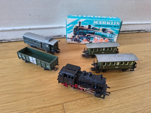 Märklin Lok  3000 BR 89 005 + 4 Waggons (4051, 4003, Jouef Playcraft) | Condition: Gebraucht
