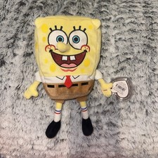 VTG TY SPONGEBOB SQUARE PANTS BEANIE BABIES Plush TOY RETIRED NEW w/ TAG 2004