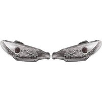 Scheinwerfer Passend FüR Set Peugeot 206 Baujahr 1998->> Klarglas Chrom