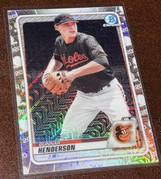 2020 Bowman Chrome Prospects Mega Box Mojo Refractor Gunnar Henderson #BCP-134