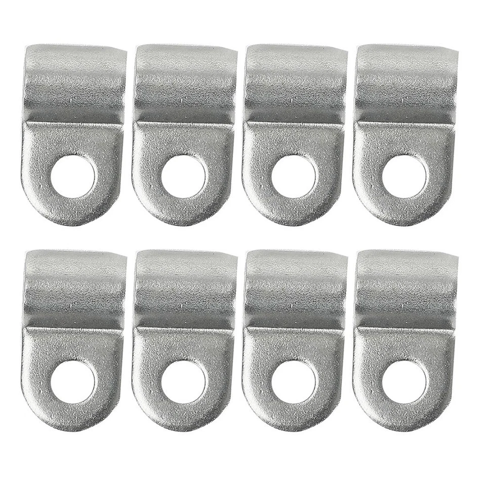 16pc Brake Hose Clamps Clips with Screws Stainless Steel for 316 Tube Lines - Image 4 of 4